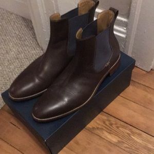 Cole Haan Brown & Grey Boots